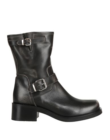 Lemaré Woman Ankle Boots Black Size 8 Soft Leather