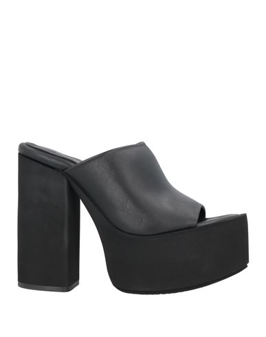 Paloma Barceló Woman Sandals Black Size 8 Soft Leather