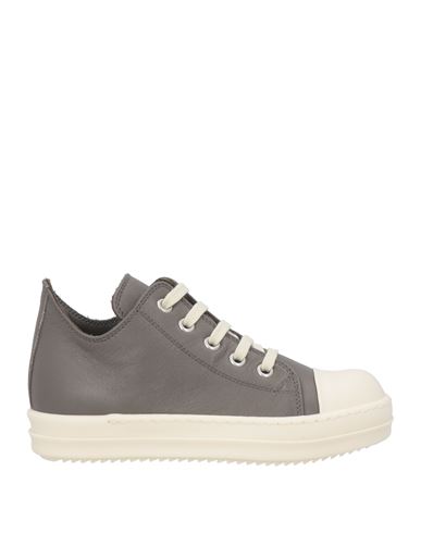 Rick Owens Toddler Boy Sneakers Grey Size 10c Soft Leather In Gray