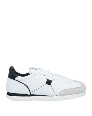 Shop Valentino Garavani Man Sneakers White Size 9 Soft Leather
