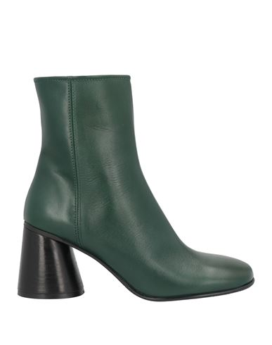 Ras Woman Ankle Boots Dark Green Size 9 Soft Leather