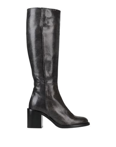 Zinda Woman Boot Steel Grey Size 8 Soft Leather