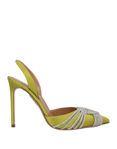 Aquazzura Gatsby 105mm Crystal-embellished Pumps In Green