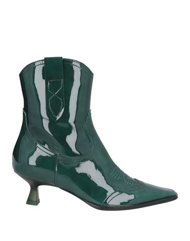 Zinda Woman Ankle Boots Emerald Green Size 12 Soft Leather