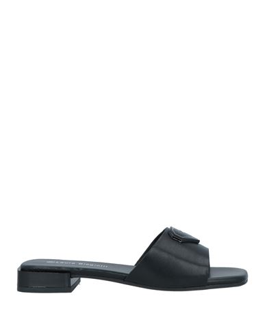 Laura Biagiotti Woman Sandals Black Size 11 Calfskin