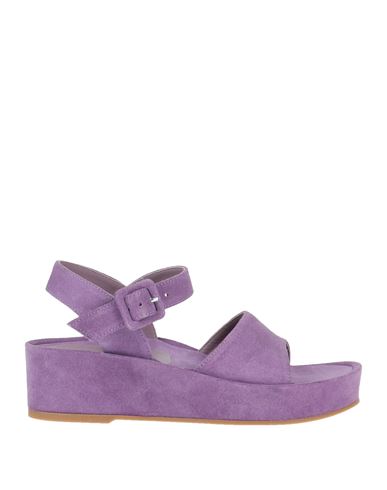 Eqüitare Equitare Woman Sandals Light Purple Size 6 Soft Leather