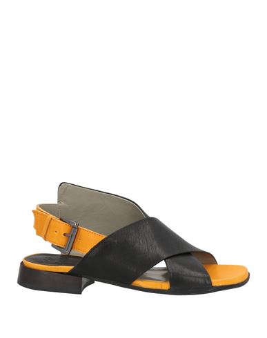 Ixos Woman Sandals Black Size 6 Soft Leather