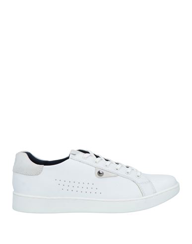 Shop Base London Man Sneakers White Size 8 Soft Leather