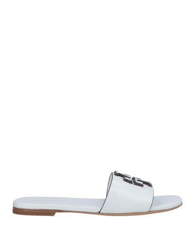 Tory Burch Woman Sandals White Size 5 Leather In White