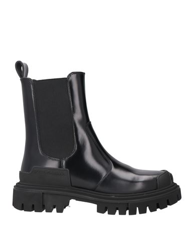 Shop Dolce & Gabbana Woman Ankle Boots Black Size 7.5 Soft Leather