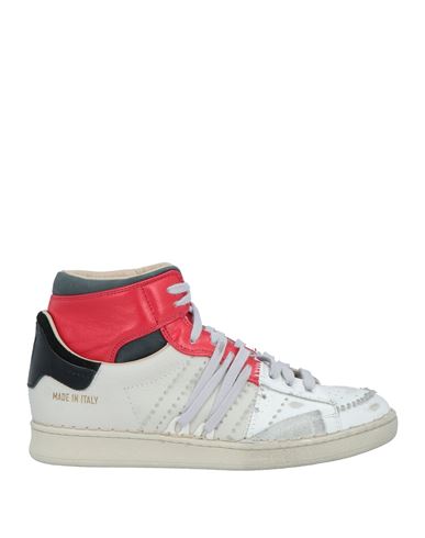 Hidnander Woman Sneakers Off White Size 7 Soft Leather