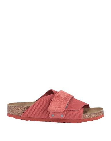 Birkenstock Woman Sandals Brick Red Size 10 Soft Leather