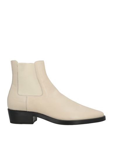 Fear Of God Man Ankle Boots Beige Size 9 Soft Leather In Beige