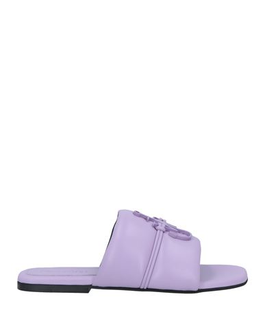 Jw Anderson Woman Sandals Light Purple Size 10 Lambskin