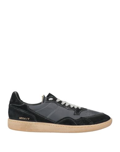 Hidnander Man Sneakers Black Size 8 Leather In Black