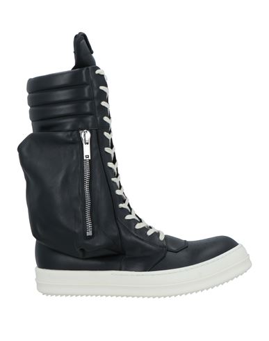 Rick Owens Man Sneakers Black Size 12 Soft Leather