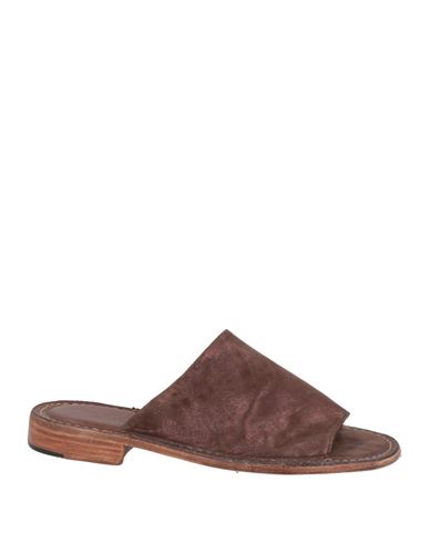 Astorflex Woman Sandals Bronze Size 8 Soft Leather In Burgundy