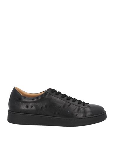 Jerold Wilton Man Sneakers Black Size 8 Soft Leather