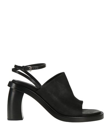 Shop Ann Demeulemeester Woman Sandals Black Size 8 Soft Leather