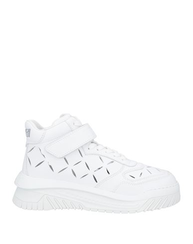 Shop Versace Man Sneakers White Size 9 Calfskin