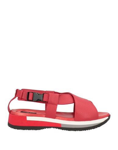 Philippe Model Woman Sandals Red Size 11 Soft Leather