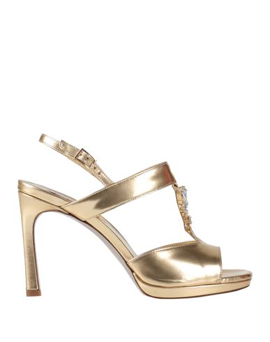 Shop Tiffi Woman Sandals Gold Size 6 Soft Leather
