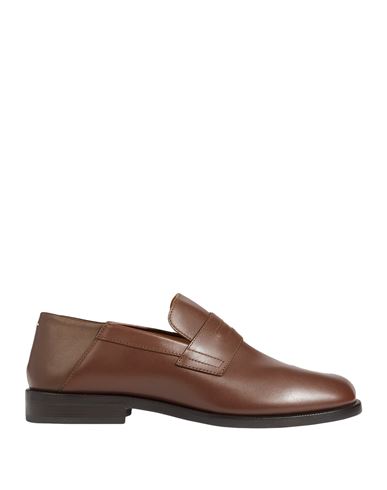Shop Maison Margiela Man Loafers Brown Size 7 Soft Leather