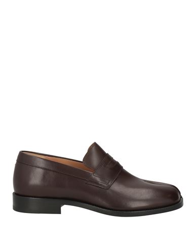 Shop Maison Margiela Man Loafers Dark Brown Size 6 Soft Leather