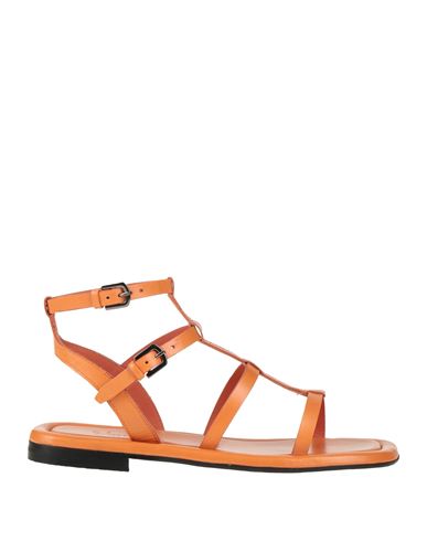 Homers Woman Sandals Orange Size 11 Leather