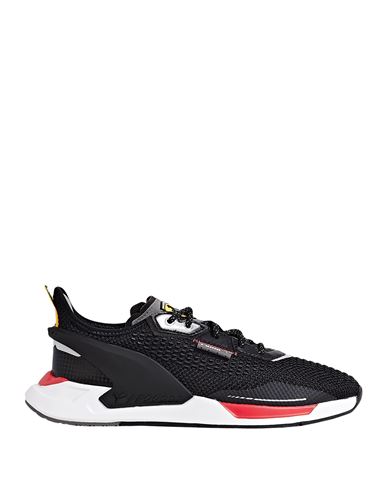 Puma X Ferrari Man Sneakers Black Size 6.5 Polyurethane, Polyester