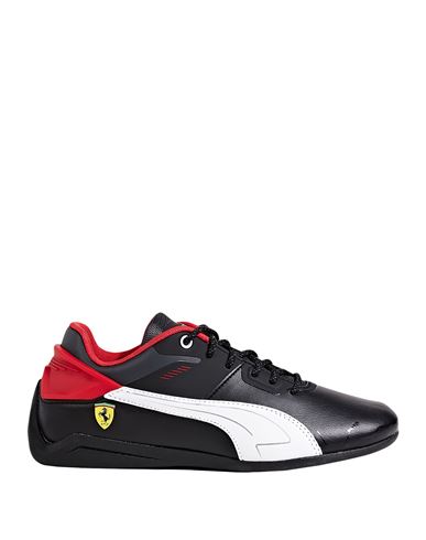 Puma X Ferrari Man Sneakers Black Size 7.5 Polyester, Textile Fibers