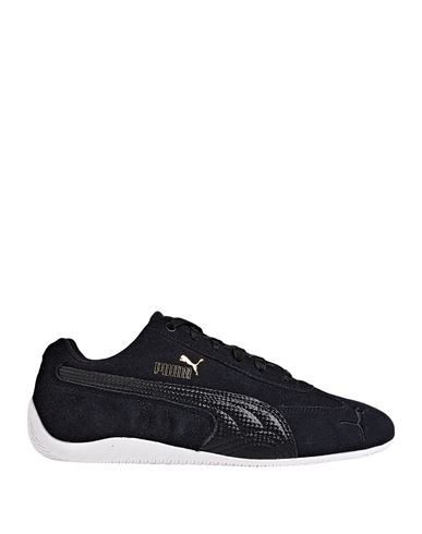 Puma X Ferrari Man Sneakers Black Size 8.5 Leather, Polyester
