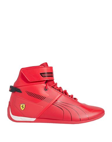 Puma X Ferrari Man Sneakers Red Size 7 Polyurethane, Polyester