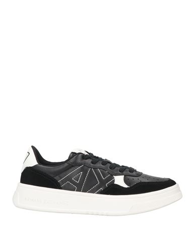 Armani Exchange Man Sneakers Black Size 12 Polyester