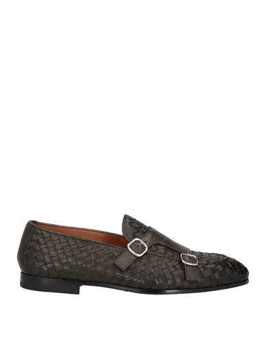 Doucal's Man Loafers Black Size 8 Leather