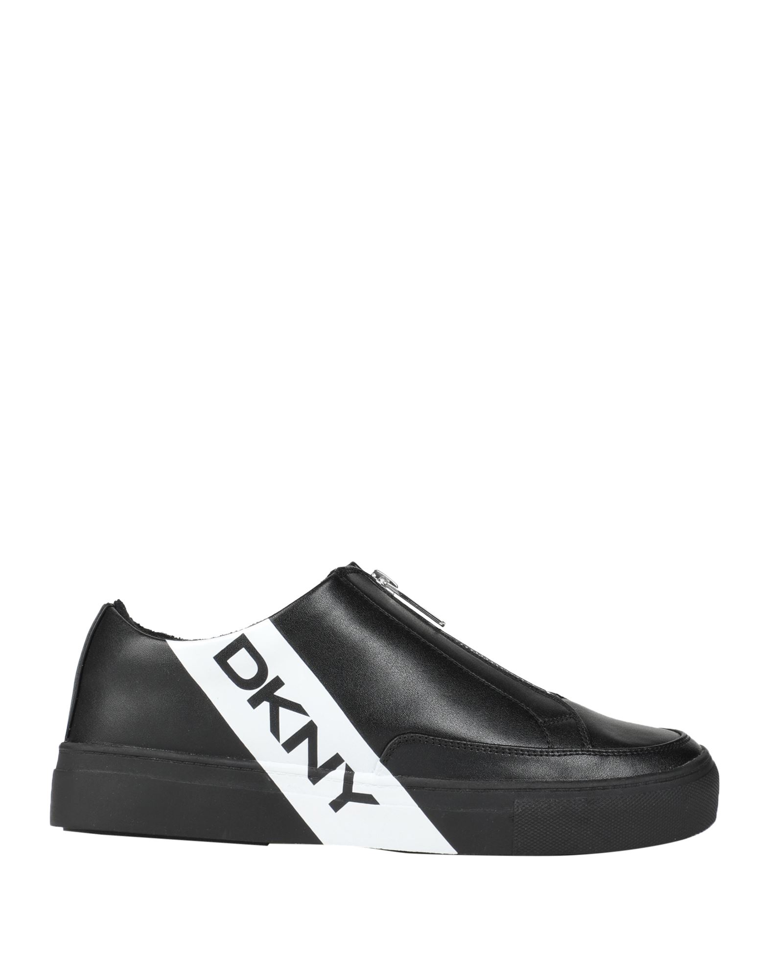 《セール開催中》DKNY レディース スニーカー ブラック 10 革（なめし加工） / 紡績繊維