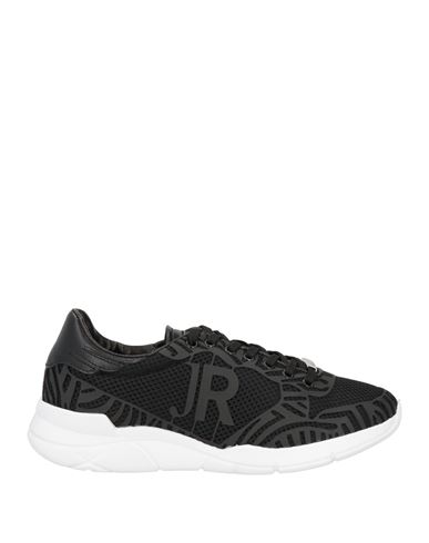 John Richmond Man Sneakers Black Size 9 Textile Fibers