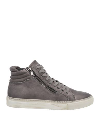 Brawn's Man Sneakers Lead Size 7 Leather In Grey