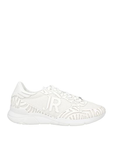 John Richmond Man Sneakers White Size 10 Textile Fibers