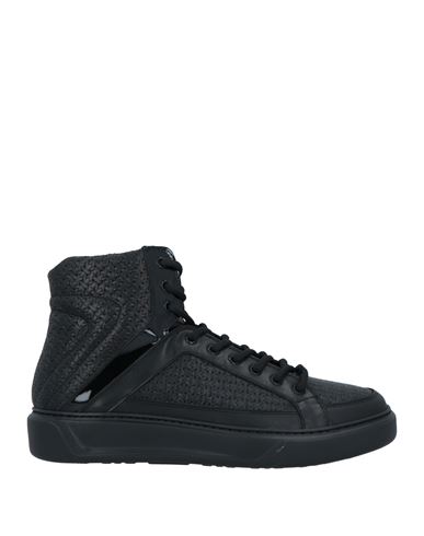 Giovanni Conti Man Sneakers Black Size 13 Leather