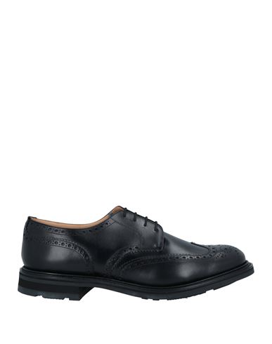 Church's Man Lace-up Shoes Black Size 12 Calfskin