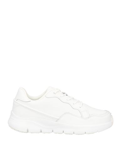 Trussardi Man Sneakers White Size 11 Leather