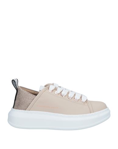 ALEXANDER SMITH ALEXANDER SMITH WOMAN SNEAKERS BEIGE SIZE 7 LEATHER