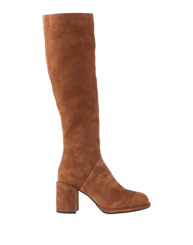 Shop Roberto Festa Woman Boot Tan Size 8 Leather In Brown
