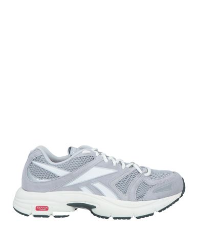 REEBOK REEBOK MAN SNEAKERS LIGHT GREY SIZE 9 LEATHER, TEXTILE FIBERS