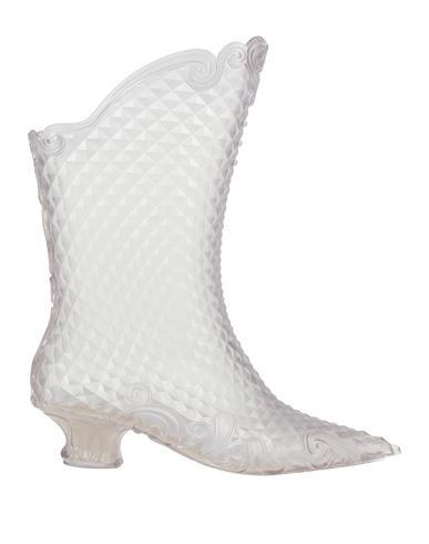 Melissa X Y/project Woman Ankle Boots Transparent Size 11 Rubber