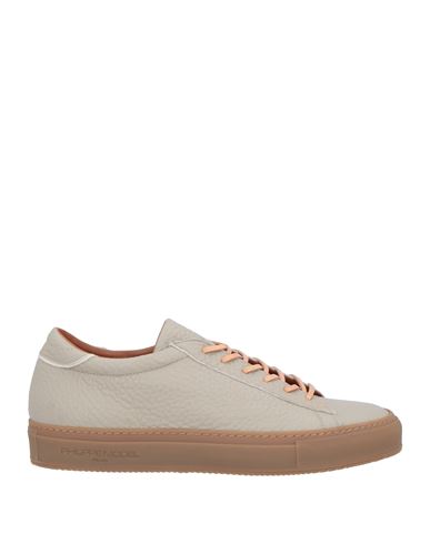 PHILIPPE MODEL PHILIPPE MODEL MAN SNEAKERS BEIGE SIZE 9 LEATHER