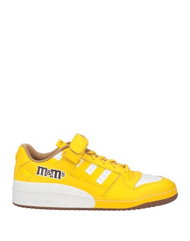 Adidas Originals Man Sneakers Yellow Size 11 Leather