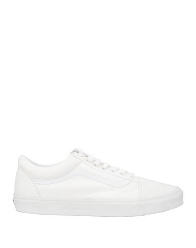 Vans Man Sneakers White Size 11.5 Textile Fibers