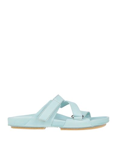 Moma Woman Sandals Sky Blue Size 11 Leather